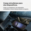 Cargador de Carro Belkin CCB005btBK USB-C USB-A 42W con Carga Rápida para iPhone y Android
