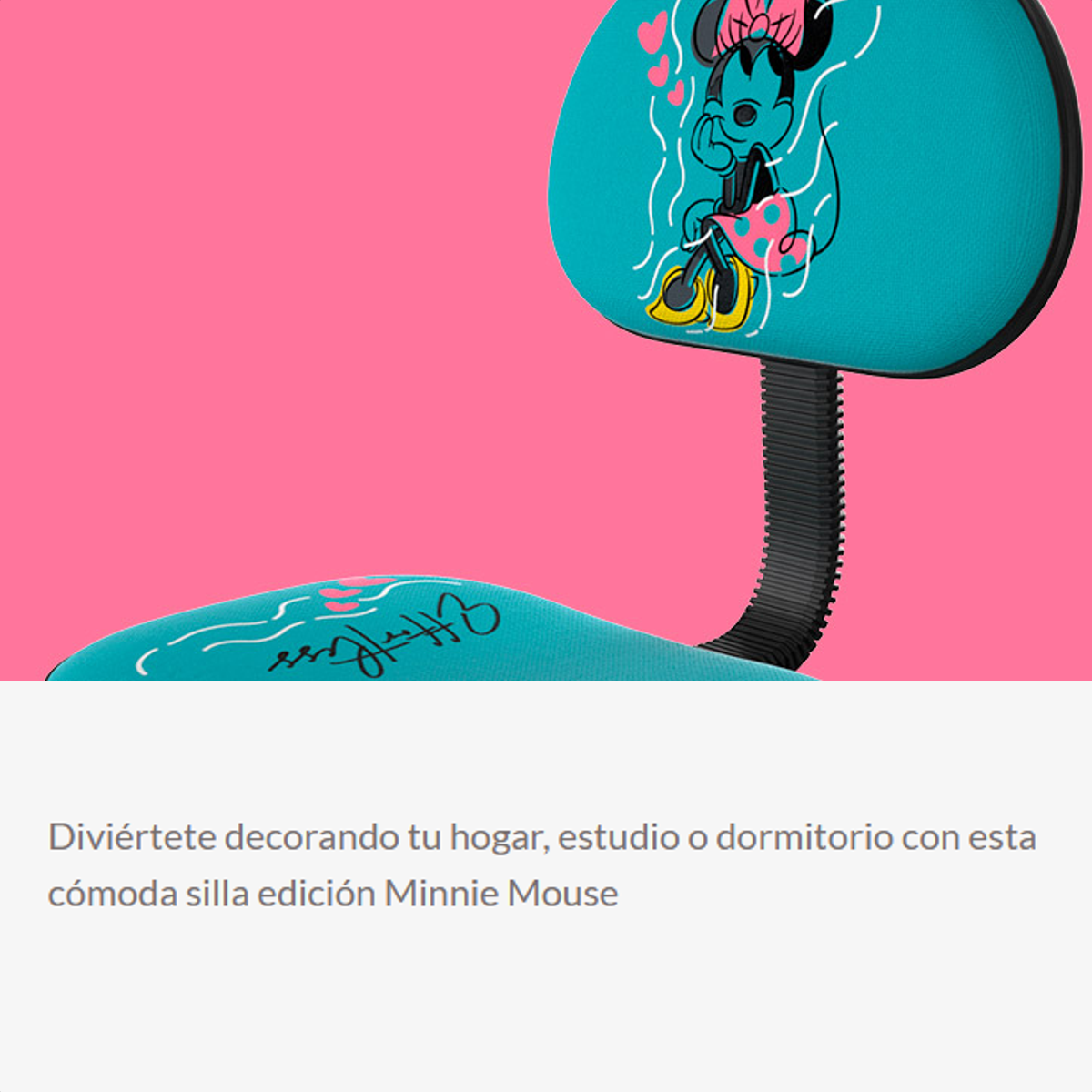 Silla De Estudio Xtech Xtf-dc001mm, Edición Minnie Mouse