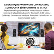 Sistema de Sonido Genius SW-2.1 1850BT 50W con Bluetooth 5.3, Subwoofer Potente 2.1 y Control Remoto