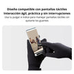 Guantes Térmicos Xiaomi Electric Scooter Riding Gloves Impermeables Antideslizantes Táctiles Talla L - Negro