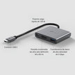Hub USB-C TP-Link UH3020C 3 en 1 con HDMI 4K, 2x USB 3.0, USB-C PD 100W y Conexión LAN Para Laptop y PC