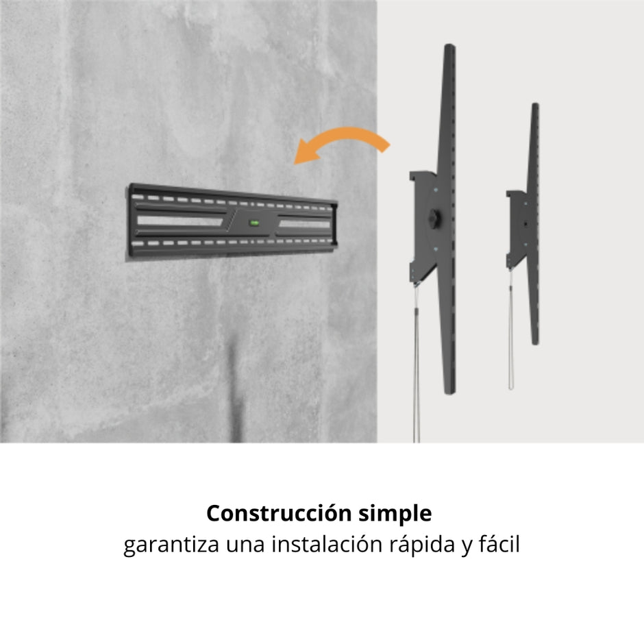 Soporte TV Pared Universal 50-100 Pulgadas TechGo SPF-9603 Inclinable Acero Reforzado 75kg VESA 900x600