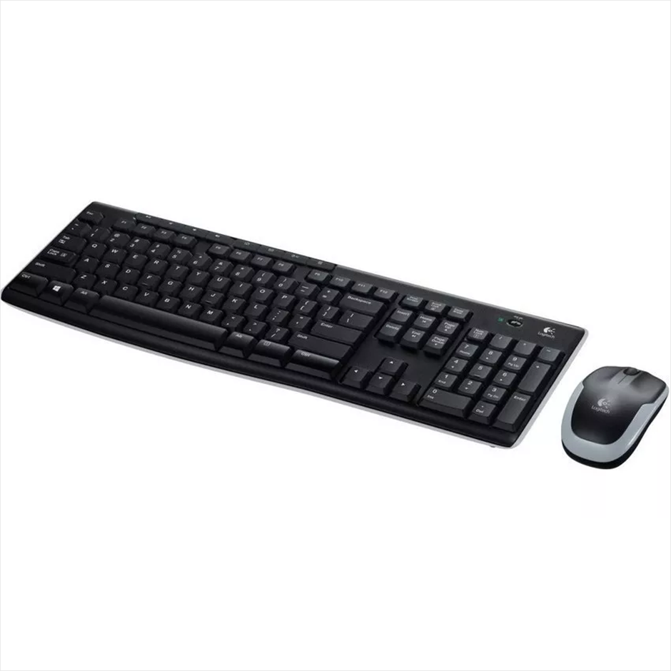 Combo Inalámbrico Teclado Multimedia Y Mouse, Logitech Mk270