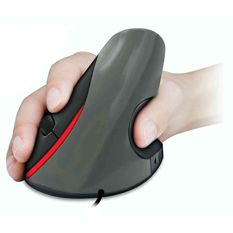 Mouse Vertical Ergonómico Evita Túnel Carpiano 5 Botones Gry