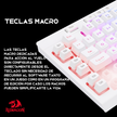 Teclado Gamer Redragon Shiva K512w Rgb Multimedia / 6 Macros