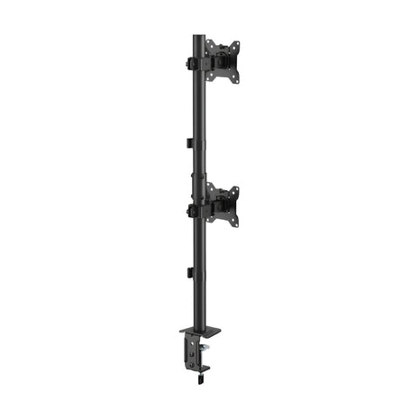 Soporte Escritorio Techgo SPM-1125 Doble Monitor Vertical 17-32" - Brazo Articulado Acero Resistente VESA
