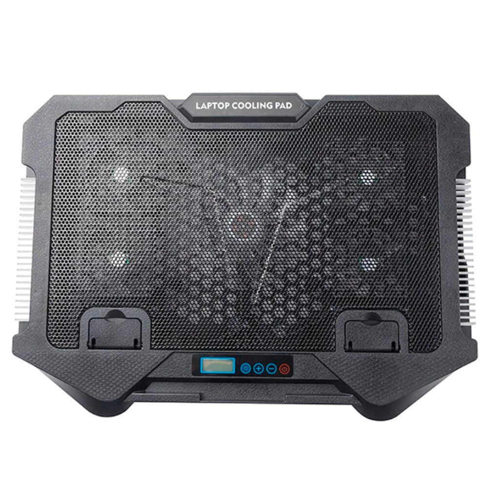 Base Refrigerante Pro Gaming S500 con 5 Ventiladores RGB, Soporte Celular y 2 Puertos USB