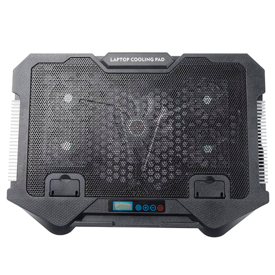Base Refrigerante Pro Gaming S500 con 5 Ventiladores RGB, Soporte Celular y 2 Puertos USB