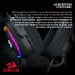 Diadema Gamer 7.1 Redragon H510-rgb Zeus X Con Micrófono