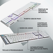 Teclado Gamer Mecánico Ultrafino Logitech G815 Lightsync Rgb Blanco