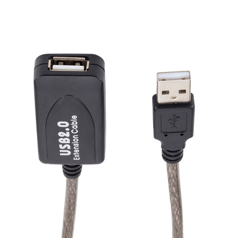 Cable Activo Extensión Usb Macho Hembra De 15 Metros