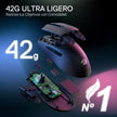 Mouse Redragon Ultra Light K1ng M724 1k Hz Negro Cableado