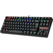 Teclado Gamer Mecánico Redragon K552RGB Kumara con Switch Rojo, Negro