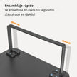 Base Eleva Monitor Techgo TDB MDF para Pantallas de 13 a 32 Pulgadas con Soporte de 20kg Cafe