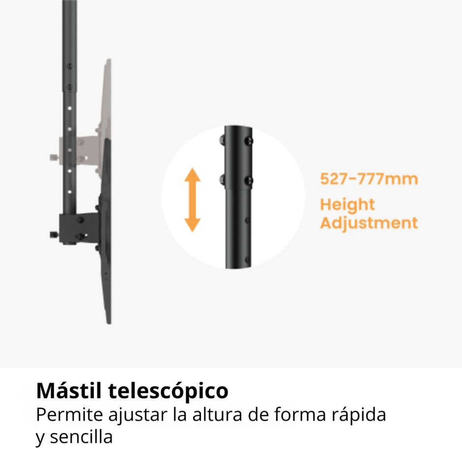 Soporte De Techo Techgo SPT-6404 Para TV 37-86