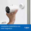 Cámara IP WiFi TP-Link Tapo TC85 Inteligente para Exterior con Batería Recargable y Detección IA Avanzada IP66