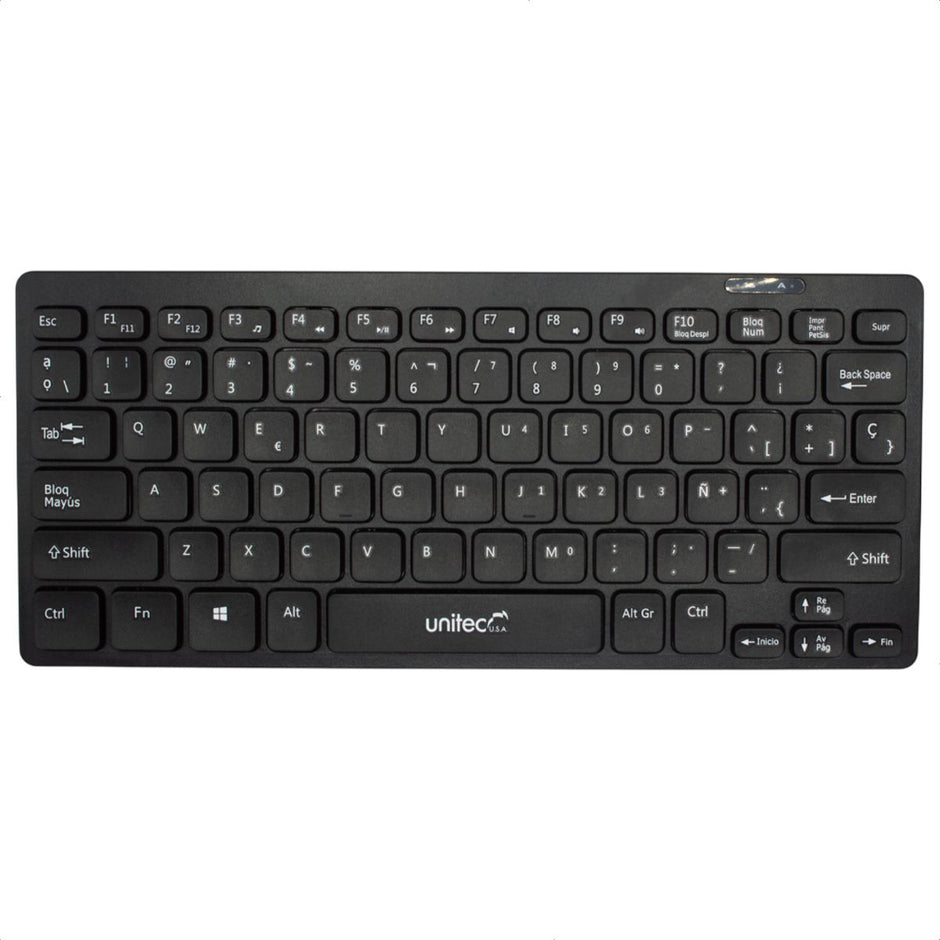 Mini Combo Unitec KT832 Teclado y Mouse Inalámbrico USB 2.4GHz Compacto con 1200 DPI