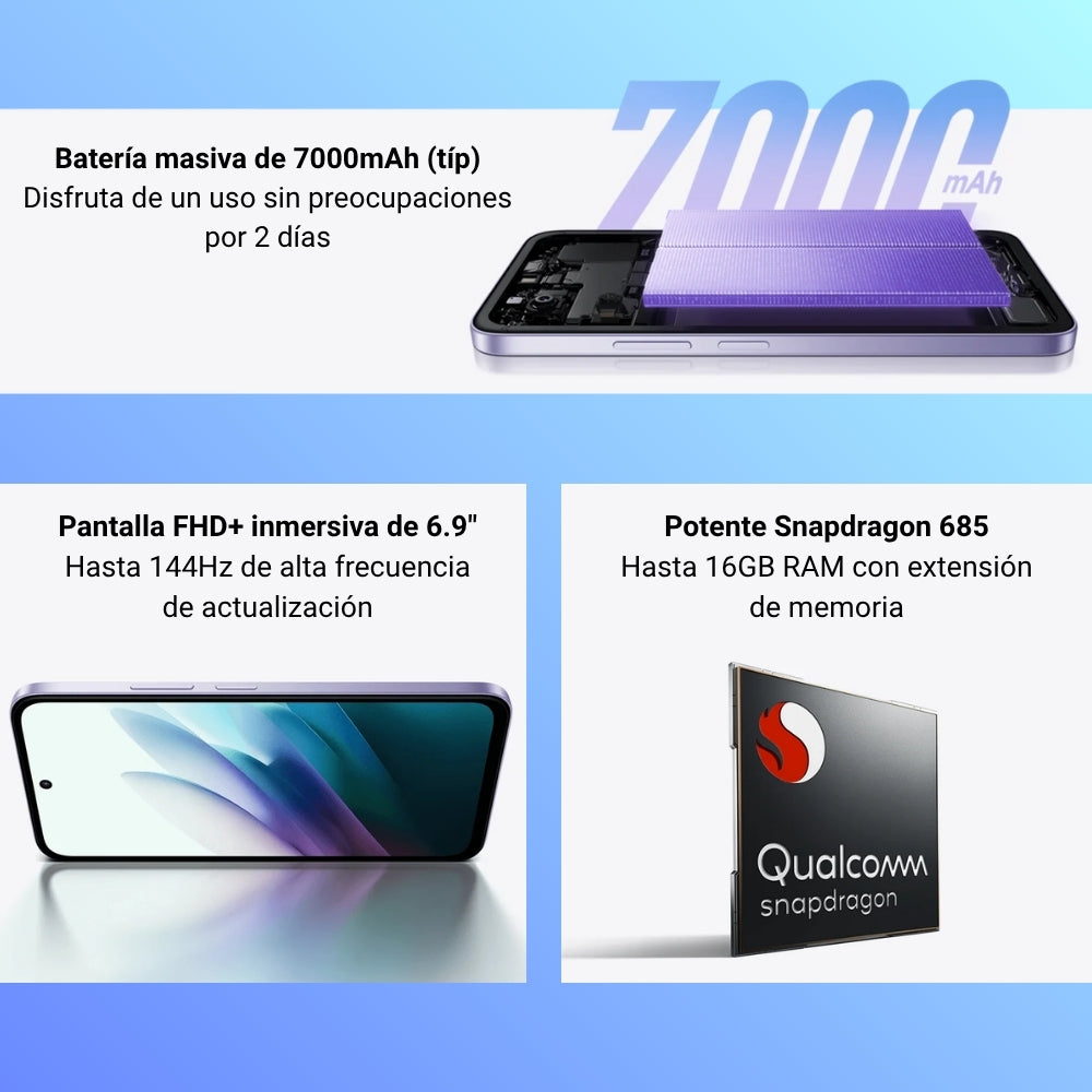 Celular Xiaomi Redmi 15 Dual SIM Pantalla 6.9