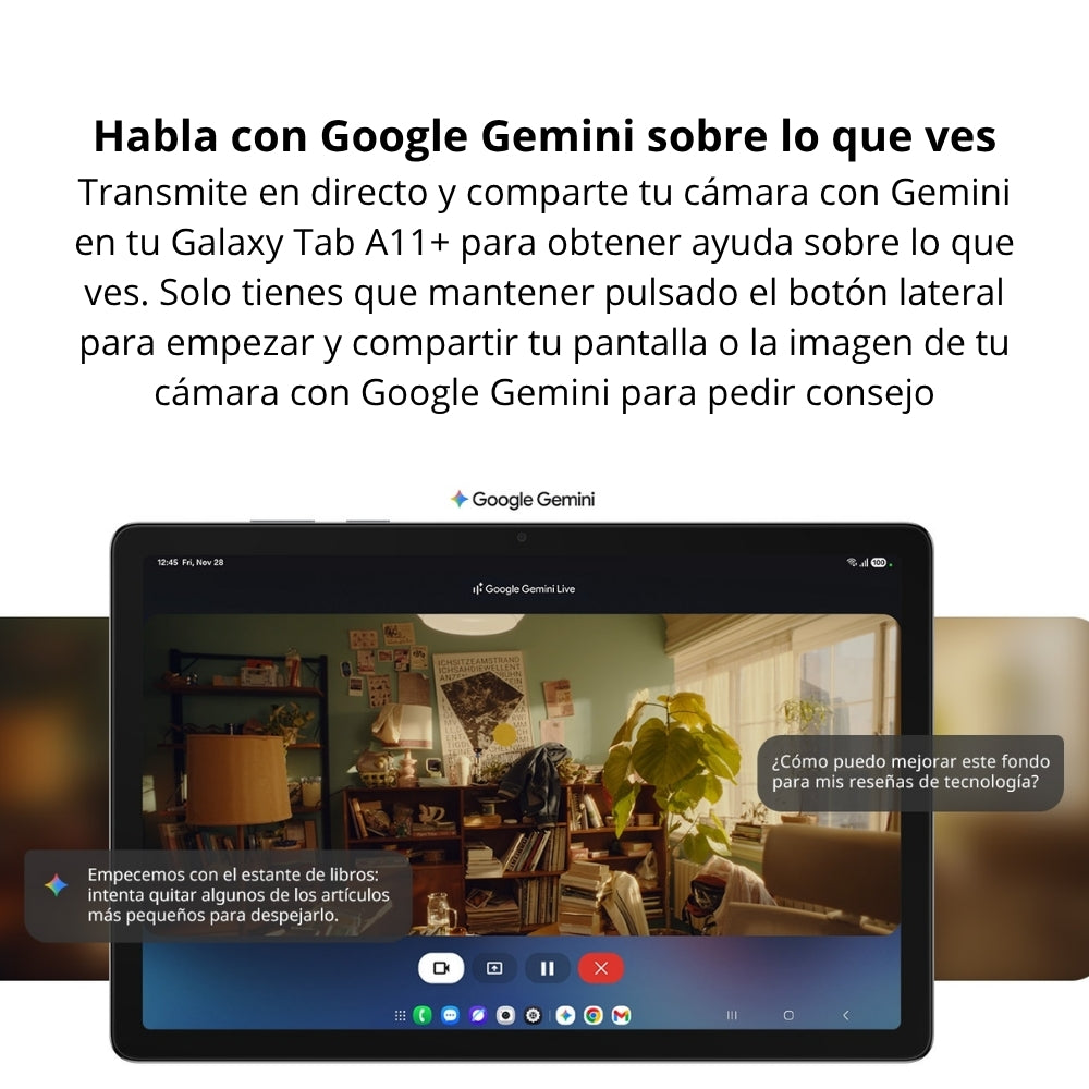 Tablet Samsung Galaxy Tab A11+ Wi-Fi Pantalla 11.0