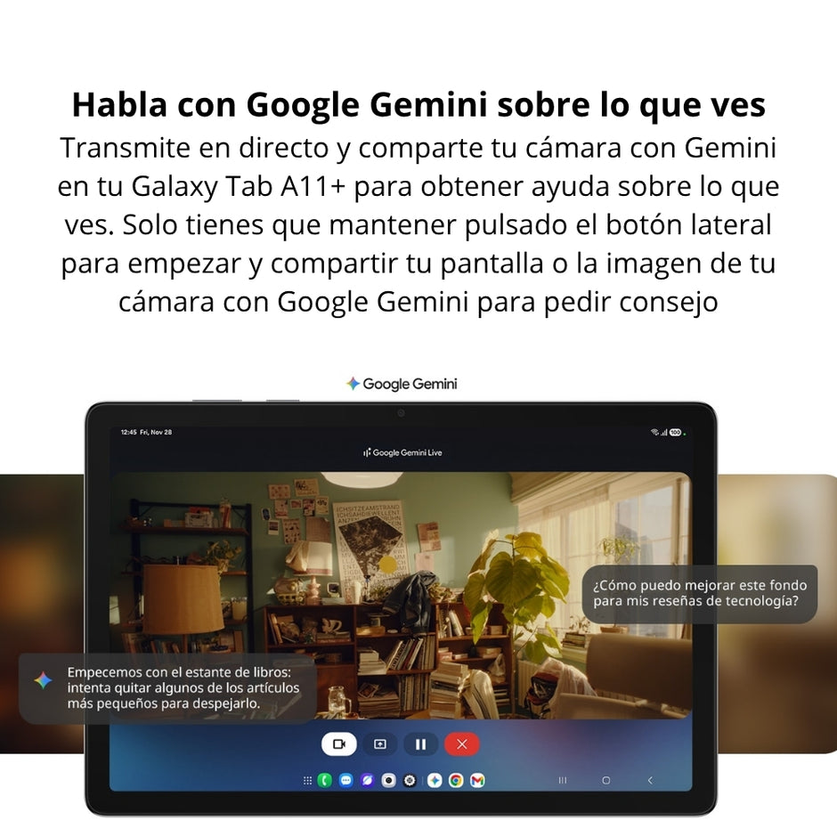Tablet Samsung Galaxy Tab A11+ Wi-Fi Pantalla 11.0