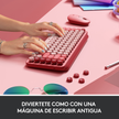 Teclado Mecánico Logitech POP Keys Heartbreaker con Botón de Emojis