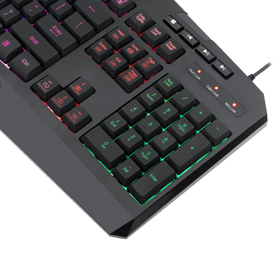 Teclado Gamer Redragon K503A-RGB Harpe Pro con Macros y Multimedia