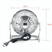 Ventilador Usb Portátil, Ajustable Ligero Silencioso, Gris