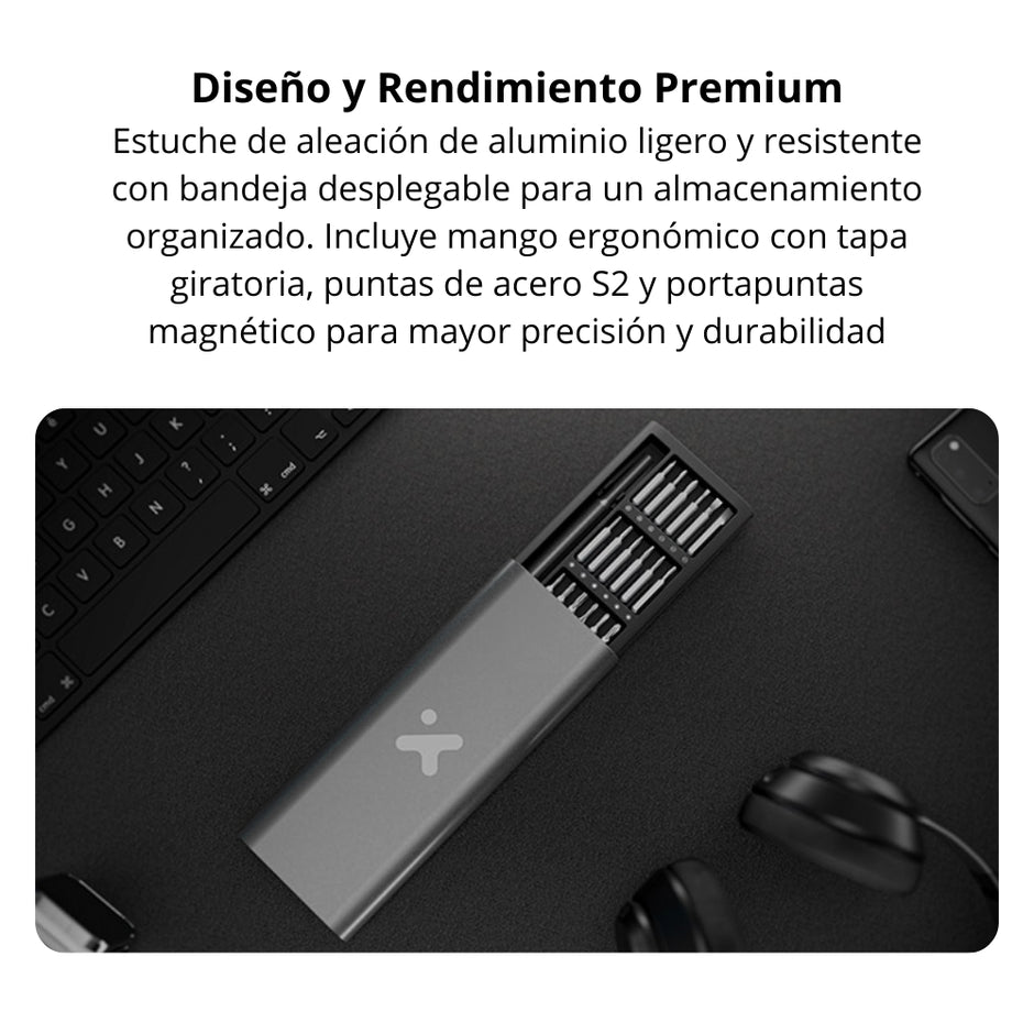 Kit Destornillador Alta Precisión 25 en 1 Xtech XTA-820