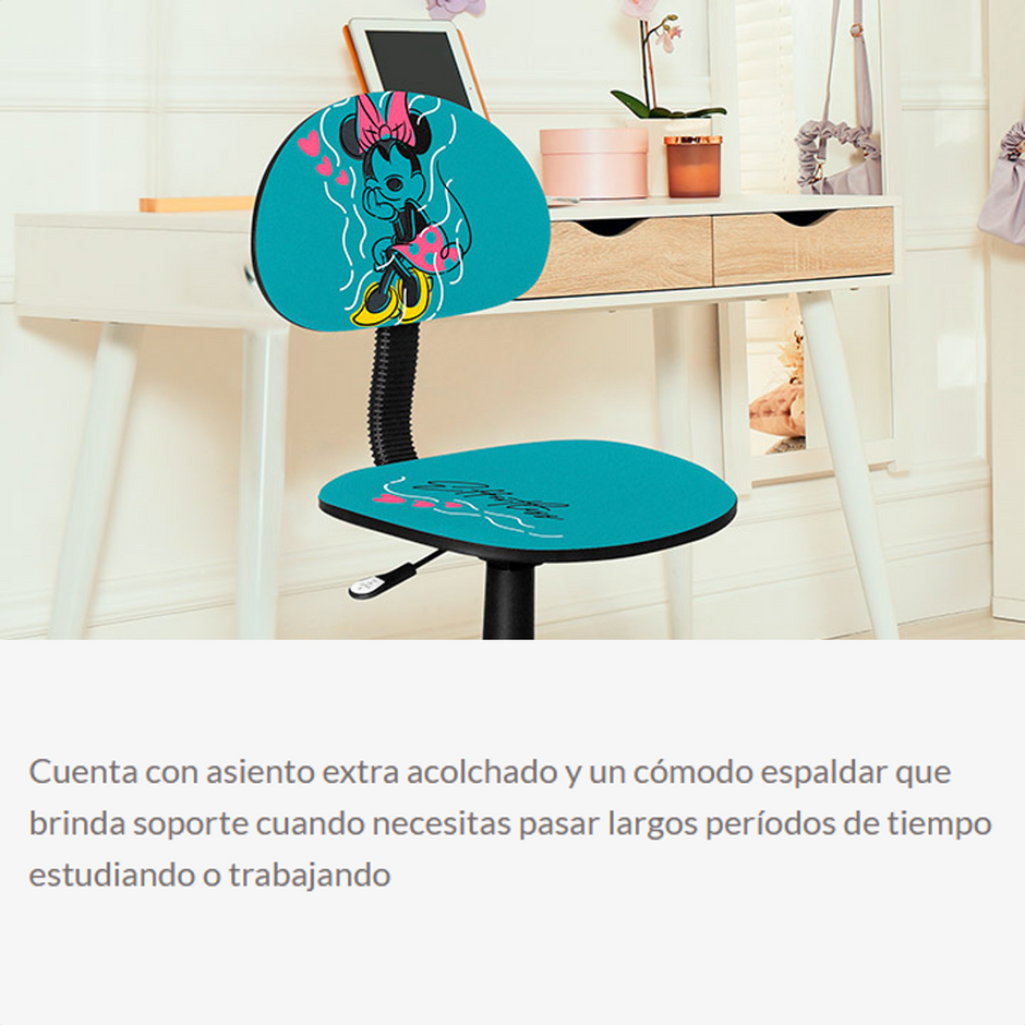 Silla De Estudio Xtech Xtf-dc001mm, Edición Minnie Mouse