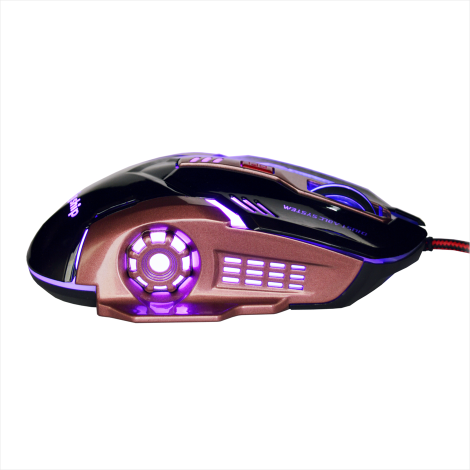 Mouse Gamer Usb 7 Botones Star Tec G6, 800/1200/1600/2400dpi N3