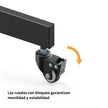 Soporte Móvil con Ruedas para TV de 37'' a 70'' TechGo SPR-6404 hasta 70kg + 2 Repisas