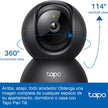Cámara IP WiFi TP-Link Tapo C201 Robótica 360° Full HD 1080p Audio Bidireccional Visión Nocturna + Micro SD 128GB