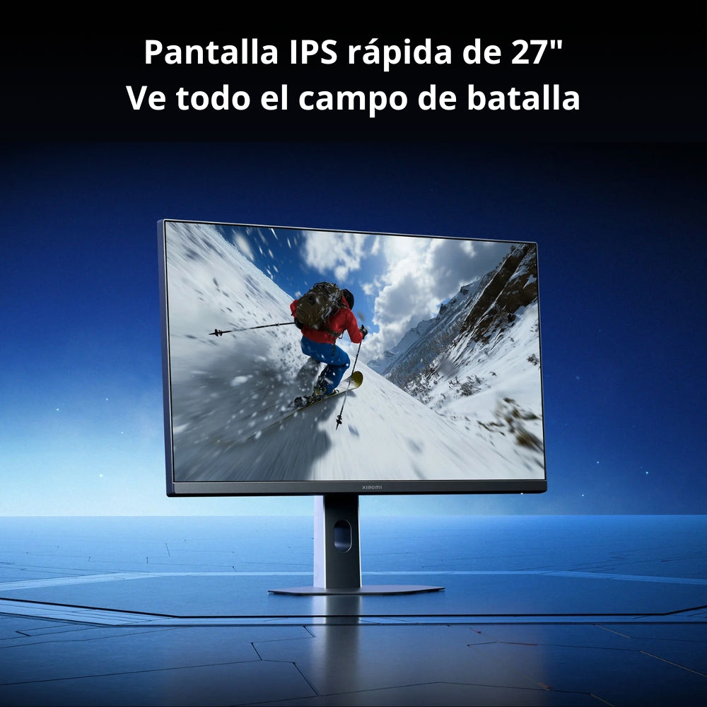 Monitor Gamer Xiaomi G27i 27 Pulgadas IPS Full HD 200 Hz 1 ms HDR400 + Brazo TECHGO SPMG-1101 Blanco