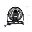 Ventilador Usb Portátil, Ajustable Ligero Silencioso, Negro