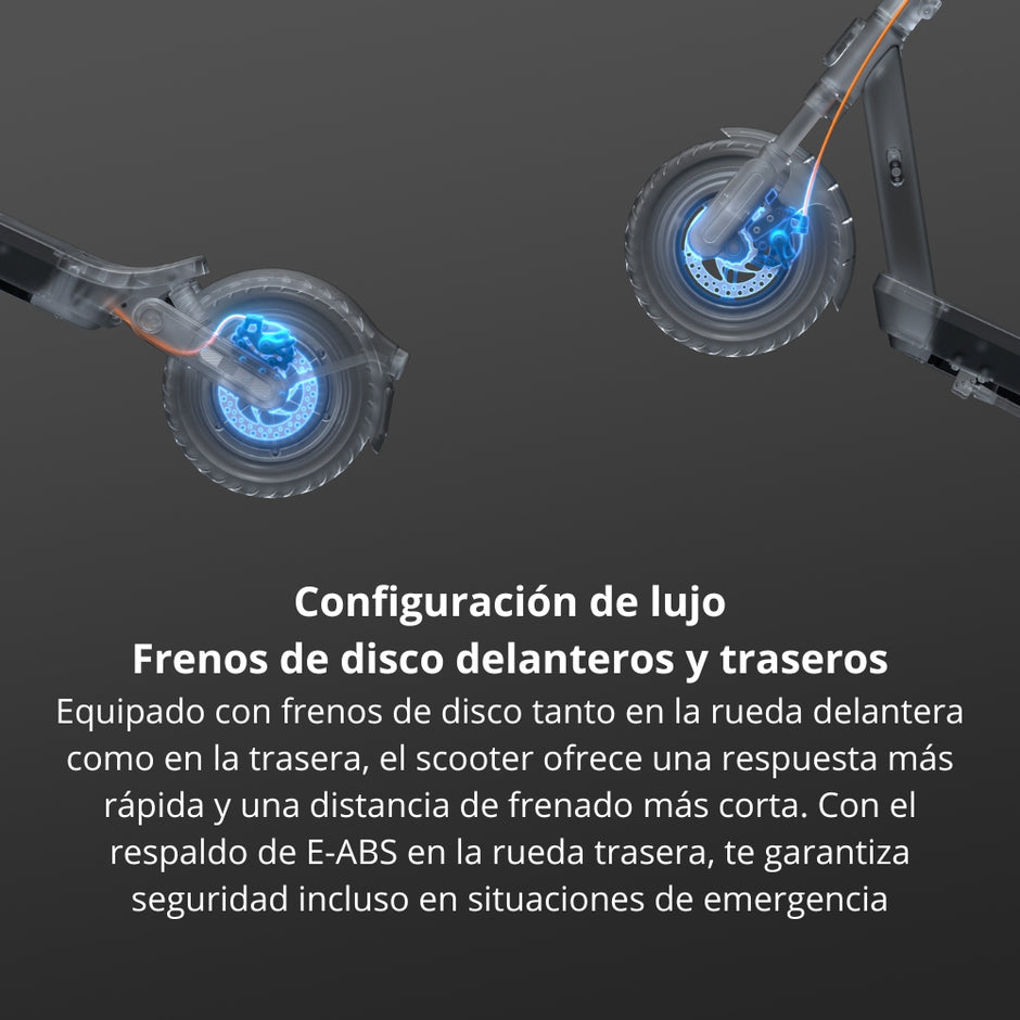 Patineta Eléctrica Xiaomi Scooter 6 Max Llantas 12” Max 1100W Autonomía 70km Suspensión Doble E-ABS TCS IPX6