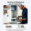 Cargador Anker Nano 45W USB-C GaN Carga Rápida Compacto para iPhone, Android y iPad Blanco