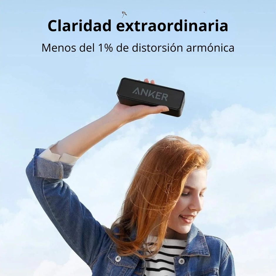 Parlante Anker Soundcore Black 6, Potencia de 12w, Ipx5, Bluetooth 5.0, Negro