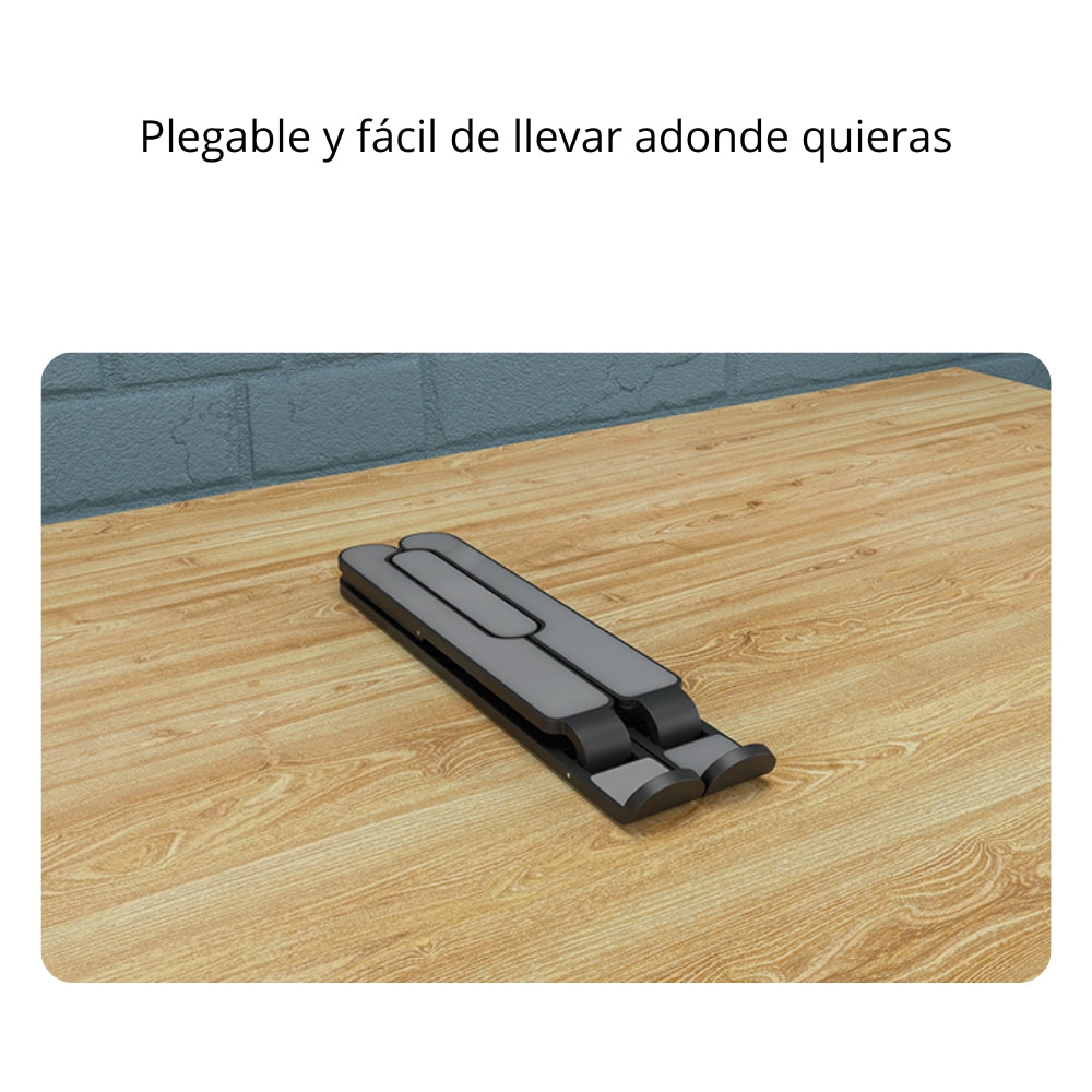 Base Portátil Ergonómica Para Laptop Xtech Xta-130 Plegable 7 Niveles