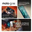 Celular Motorola Moto G06 Dual SIM 6.9” 120Hz 256GB/4GB+8GB RAM Boost 50MP AI IP64 5200mAh - Verde