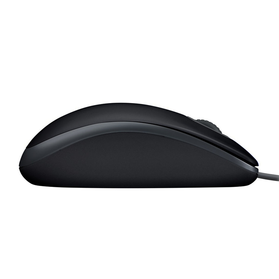 Mouse Óptico Logitech M110 Silent con Clics 90% más Silenciosos Cable USB Diseño Ambidiestro -Negro