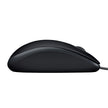 Mouse Óptico Logitech M110 Silent con Clics 90% más Silenciosos Cable USB Diseño Ambidiestro -Negro