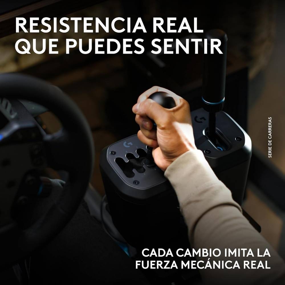 Palanca de Cambios Logitech G RS H-Shifter en Patrón H de 7 Velocidades y Reversa para Sim Racing PC