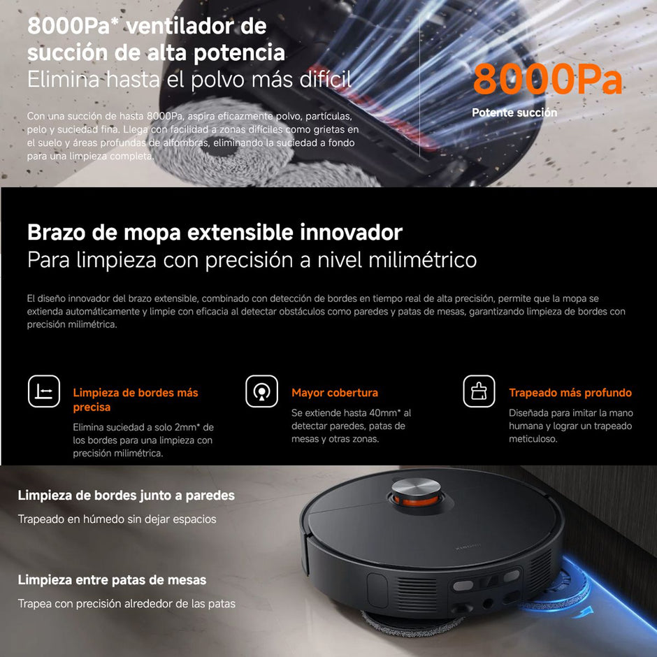 Xiaomi Robot Vacuum X20 Max Aspiradora Inteligente Estación