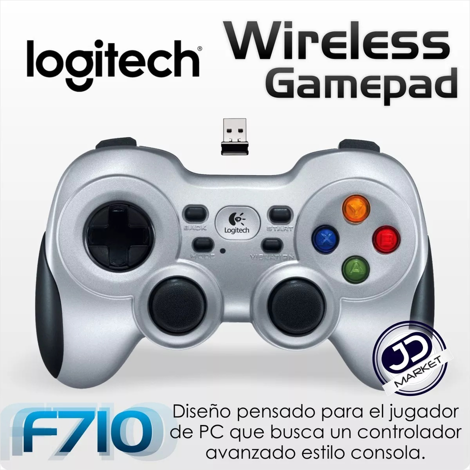 Control Gamepad Inalámbrico Logitech F710, Pc, Android Tv