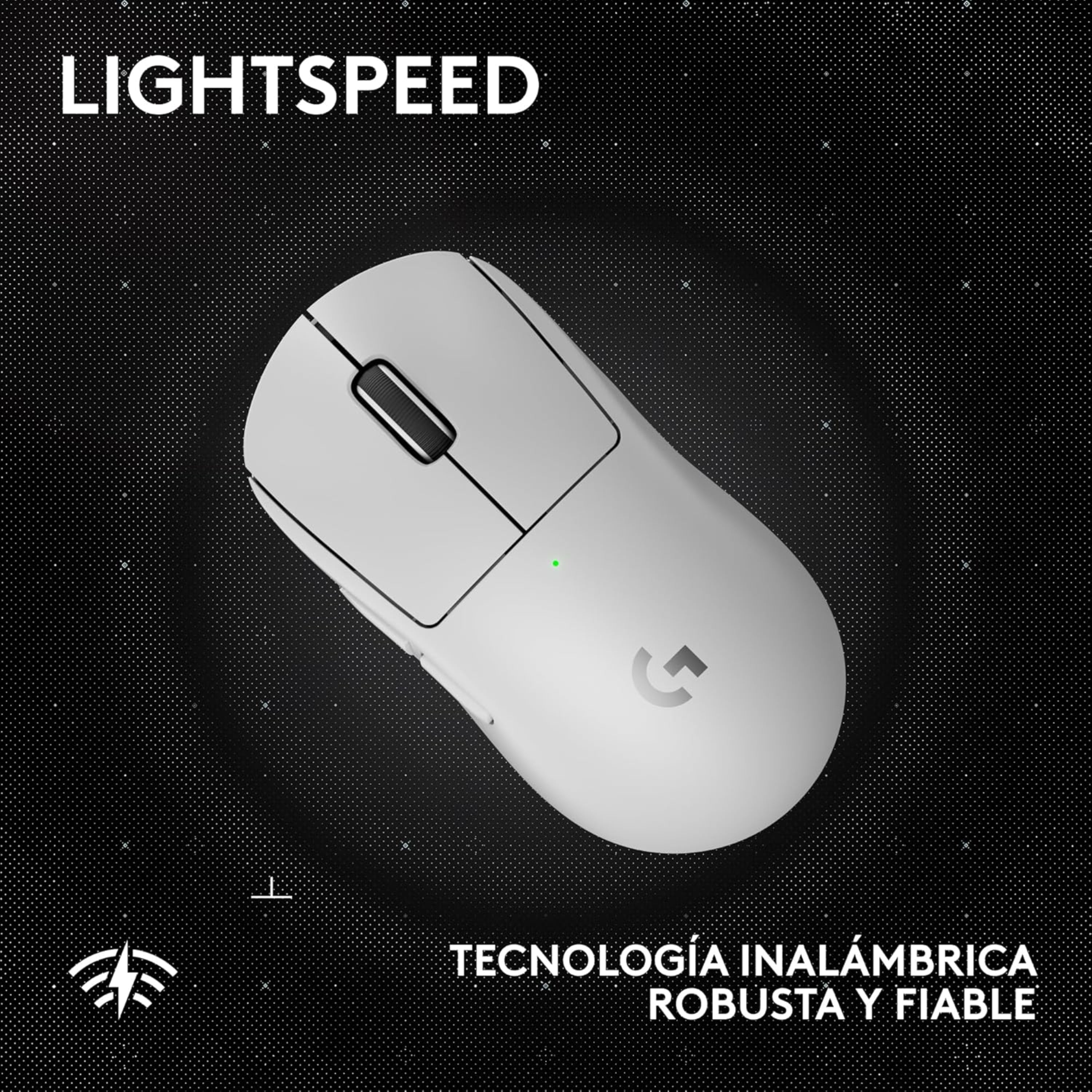 Mouse Logitech G Pro X Superlight 2 SE Gamer Inalámbrico Ultra Ligero Sensor HERO 2 Lightspeed - Blanco