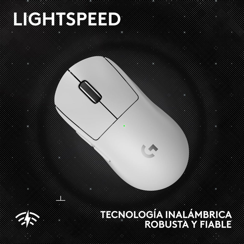 Mouse Logitech G Pro X Superlight 2 SE Gamer Inalámbrico Ultra Ligero Sensor HERO 2 Lightspeed - Blanco