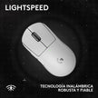 Mouse Logitech G Pro X Superlight 2 SE Gamer Inalámbrico Ultra Ligero Sensor HERO 2 Lightspeed - Blanco