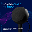 Micrófono Gamer Condensador Logitech Yeti Orb, Rgb Lightsync - Negro