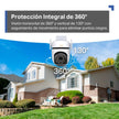 Cámara WiFi TP-Link Tapo C530WS 360° 3K 5MP para Exteriores con Visión Nocturna a Color y Detección IA Avanzada + Micro SD 128GB