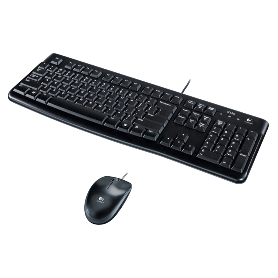 Combo Teclado Y Mouse Logitech Mk120 / Usb Plug And Play